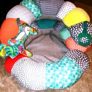 Infantino Prop-A-Pillar Tummy Time & Seated Support -Pillow Support for Newborn